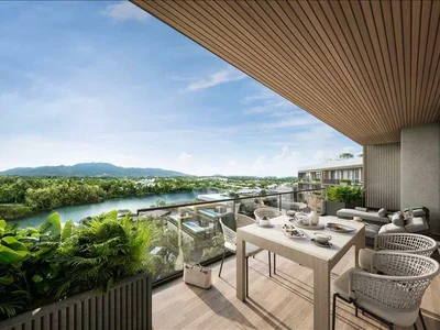 Residential complex New complex of apartments and villas with a beach club surrounded by nature, Phuket, Thailand