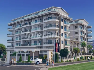 Wohnanlage Günstige Wohnungen in Kargyjdzak, Alanya sind vorteilhaft für Investitionen mit einer Ratenzahlung von bis zu 1 Jahr