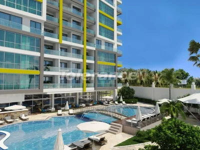 Residential complex Apartments in Mahmutlar in a complex near the sea