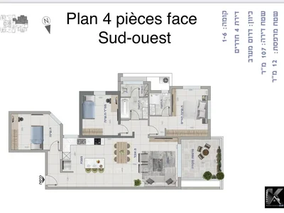 Barrio residencial Avec terrasse bon emplacement haut standing a ne pas manquer dans un immeuble neuf neuf projet de qualite