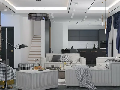 Complexe résidentiel Modern low-rise residence with swimming pools at 750 meters from the sea, Kestel, Turkey