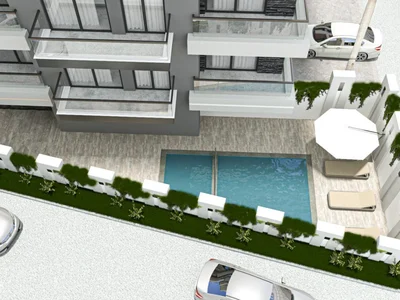 Dzielnica mieszkaniowa Modern residential complex in the  center of Alanya