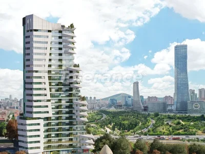 Residential complex Apartments 1+1, 2+1, 3+1 in Ataşehir, İstanbul in a financial centre from the developer
