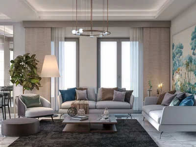 Zespół mieszkaniowy New residential complex Terra Manzara with swimming pools and a picturesque view close to the sea and the historic center of Antalya, Turkey