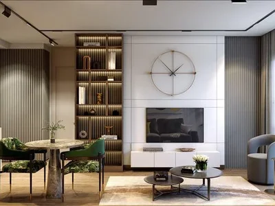 Zespół mieszkaniowy New residence with a swimming pool and a mini golf course close to a metro station and universities, Istanbul, Turkey
