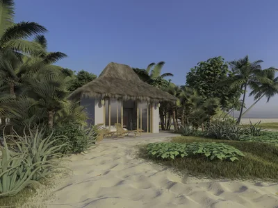 Aparthotel Villa project showcasing glamp villa