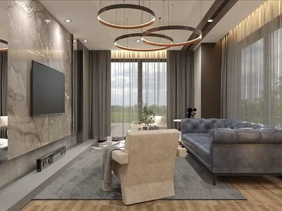 Complexe résidentiel New residential complex with a swimming pool and gardens close to a metro station, Istanbul, Turkey