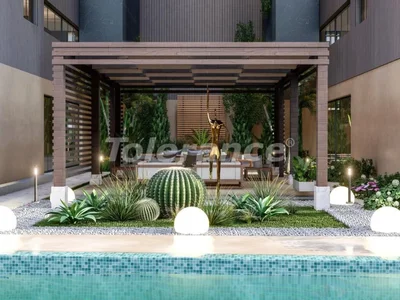 Zespół mieszkaniowy New apartments 1+1, 2+1, and 3+1 in Sarısu, Konyaaltı in a complex with a pool and installment from the developer