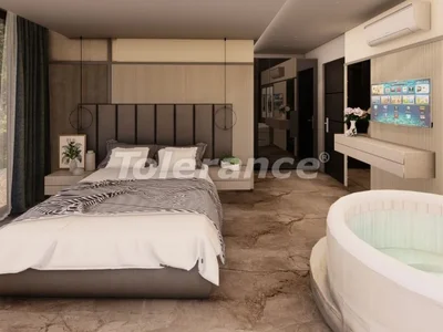 Cottage village Elite detached villas 2+1 in Kalkan, with furniture and appliances, overlooking the sea