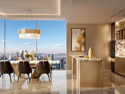 Zespół mieszkaniowy New high-rise residential complex Trump Int Hotel & Tower with a private club, restaurants and a roof-top infinity pool, Al Wasl, Dubai