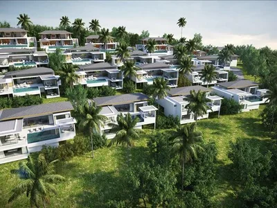 Residential complex New complex of villas with swimming pools 3 minutes away from a golf course and close to Maenam Beach, Samui, Thailand