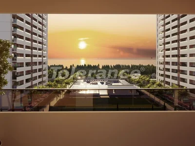 Wohnanlage Apartments 1+1 vom Bauträger in Tece, Mersin mit Pool in Ratenzahlung