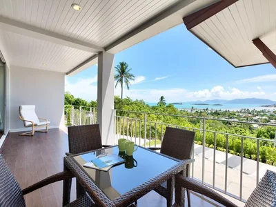 Wohnanlage Complex of furnished apartments with a swimming pool and a garden, 5 minutes away from beaches, Samui, Thailand