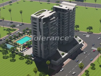 Wohnanlage 2+1,3+1 Wohnungen vom Bauträger in Mezitli, Mersin mit Pool und Ratenzahlung