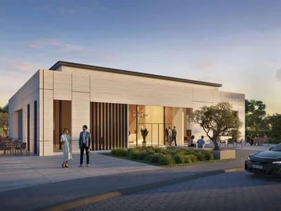 Zespół mieszkaniowy New residential complex D-Villas with golf and tennis academies, restaurants and shopping malls, Jumeirah Golf Estates, Dubai, UAE
