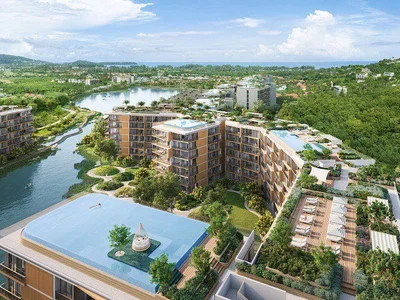 Zespół mieszkaniowy Stylish new apartments surrounded by greenery and sea, Laguna Phuket, Thailand