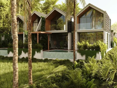 Residential complex New residential complex of first-class villas in Ubud, Bali, Indonesia