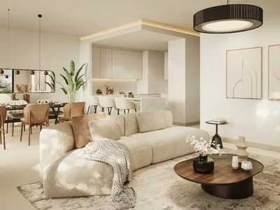 Zespół mieszkaniowy New villas and townhouses in a gated residence District 11 Opal Gardens with beaches, in the quiet residential area of MBR, Dubai, UAE