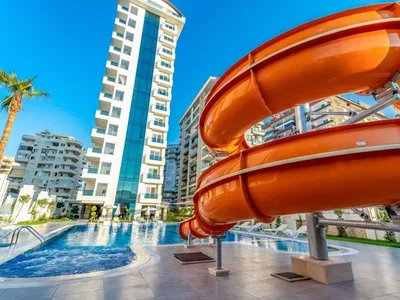 Zespół mieszkaniowy Furnished apartment 1+1 in the Yekta Blue 3 Residence complex.