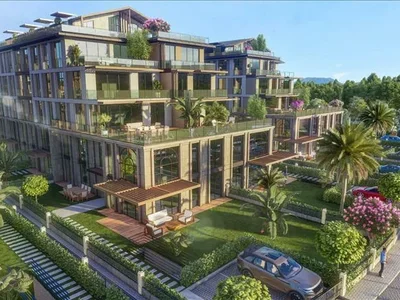 Wohnanlage New residence with swimming pools and kids' playgrounds close to the forest and the lake, Istanbul, Turkey