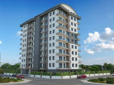 Zespół mieszkaniowy Residential complex with swimming pool, gym and barbecue area, 300 meters to the sea, Mahmutlar, Turkey