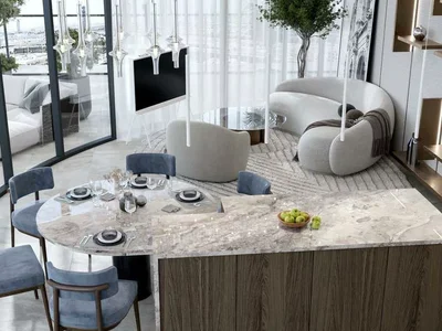 Complexe résidentiel New residence Stonehenge 2 with a swimming pool and underground parking close to Dubai Marina, JVC, Dubai, UAE