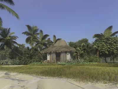 Aparthotel Villa project showcasing glamp villa