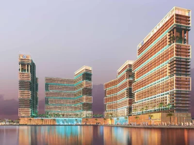 Wohnanlage Branded residential complex Chelsea Residences with a beach club and marina in Dubai Maritime City, UAE