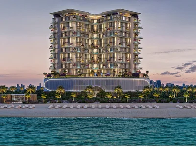Zespół mieszkaniowy New project VILLA DEL GAVI with 2 infinity pools and a direct access to the beach, Dubai Islands, Dubai, UAE