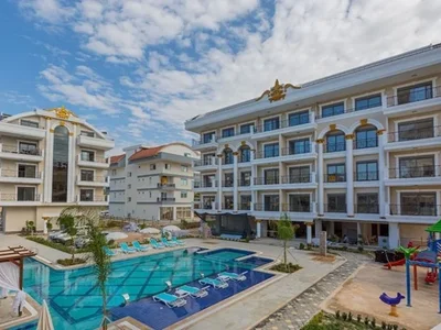 Zespół mieszkaniowy Duplex 4+1 in the Voyage Garden Oba complex for TURKISH CITIZENSHIP and RESIDENCE PERMIT.