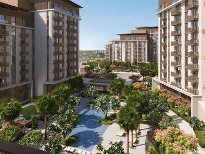 Residential complex New residence Riwa at MJL with a panoramic view in the exclusive green area of Umm Suqeim, Dubai, UAE