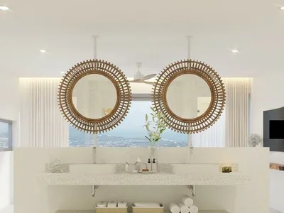 Complexe résidentiel Complex of villas with swimming pools close to the center of Chaweng, Samui, Thailand