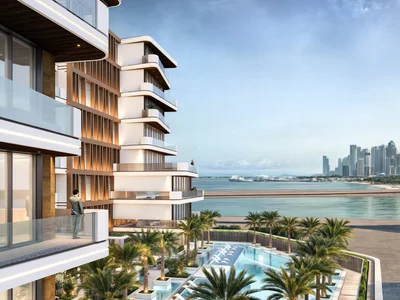 Zespół mieszkaniowy New Luzora Residences with a swimming pool and golf carts for transportation about the island, 3 minutes from the beach, Dubai Islands, UAE