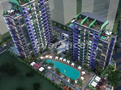 Residential complex Apartments from the developer 2+1 in Mezitli, Mersin in a complex with infrastructure and with a pool