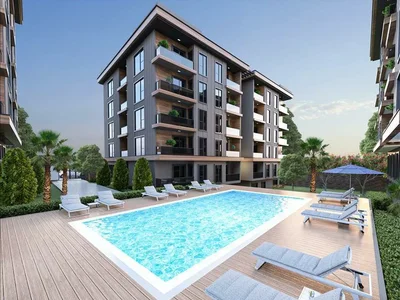 Wohnanlage Residence with a swimming pool and a green area, Istanbul, Turkey