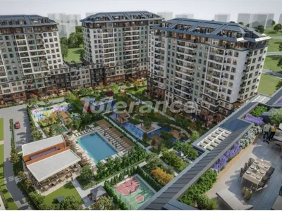 Complejo residencial Ready to move in apartments 2+1, 3+1, 4+1, 5+1 in Beylikdüzü, İstanbul, with a view of the Marmara Sea