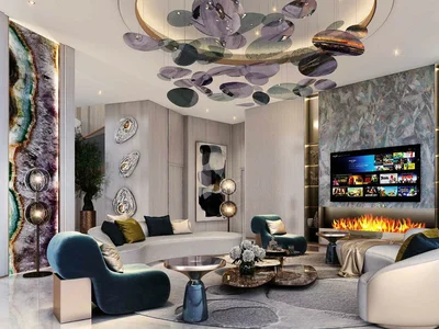 Complejo residencial New high-rise Altitude Residence with swimming pools on the bank of the canal, Business Bay, Dubai, UAE