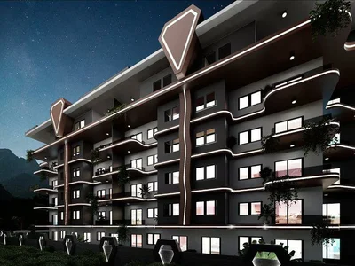 Zespół mieszkaniowy New residence with swimming pools and a garden at 500 meters from the beach, Gazipasa, Turkey