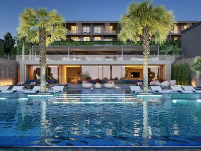 Zespół mieszkaniowy Lake view apartments in a new residential complex with a swimming pool and a fitness center, Bodrum, Turkey