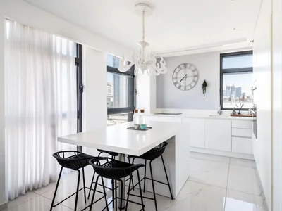 Dzielnica mieszkaniowa Appartement meuble de 3 pieces avec vue mer residence renoma