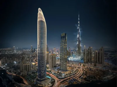Complejo residencial Binghatti Skyblade – Iconic Luxury Living in Downtown Dubai.