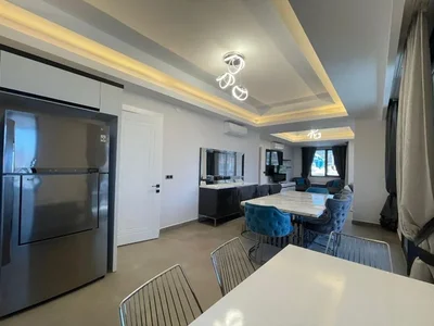 Residential complex Furnished 4+1 penthouse with sea view in the Yenisey 8 complex.