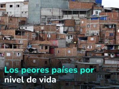 Peores países por nivel de vida
