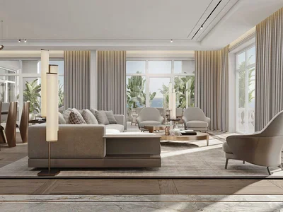 Wohnanlage New luxury residence Raffles apartments with a spa center and a beach club, Palm Jumeirah, Dubai, UAE