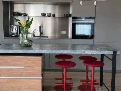 Жилой квартал Avec terrasse dans un bel immeuble investi au centre bon emplacement bien agence dans un immeuble neuf entierement meuble magnifique