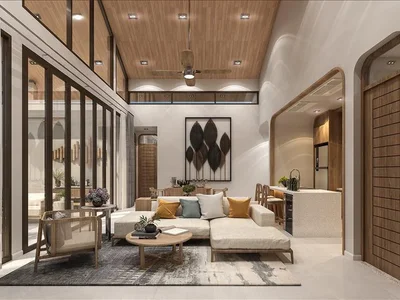 Residential complex Complex of villas with swimming pools in a luxury residential area, Phuket, Thailand