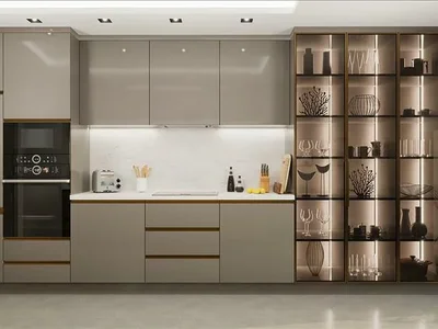 Wohnanlage New residence with a swimming pool and a spa area close to a metro station and a highway, Istanbul, Turkey