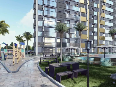 Wohnanlage Furnished apartments in complex with swimming pool, 500 metres to the sea, Mersin, Turkey