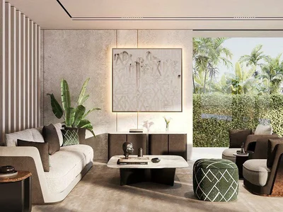 Residential complex New complex of furnished villas Mira Villas by Bentley Home with a lagoon, Meydan, Dubai, UAE