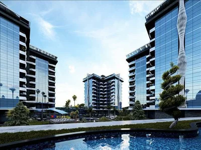 Wohnanlage New residence with swimming pools, an aqua park and a private beach, Avsallar, Turkey